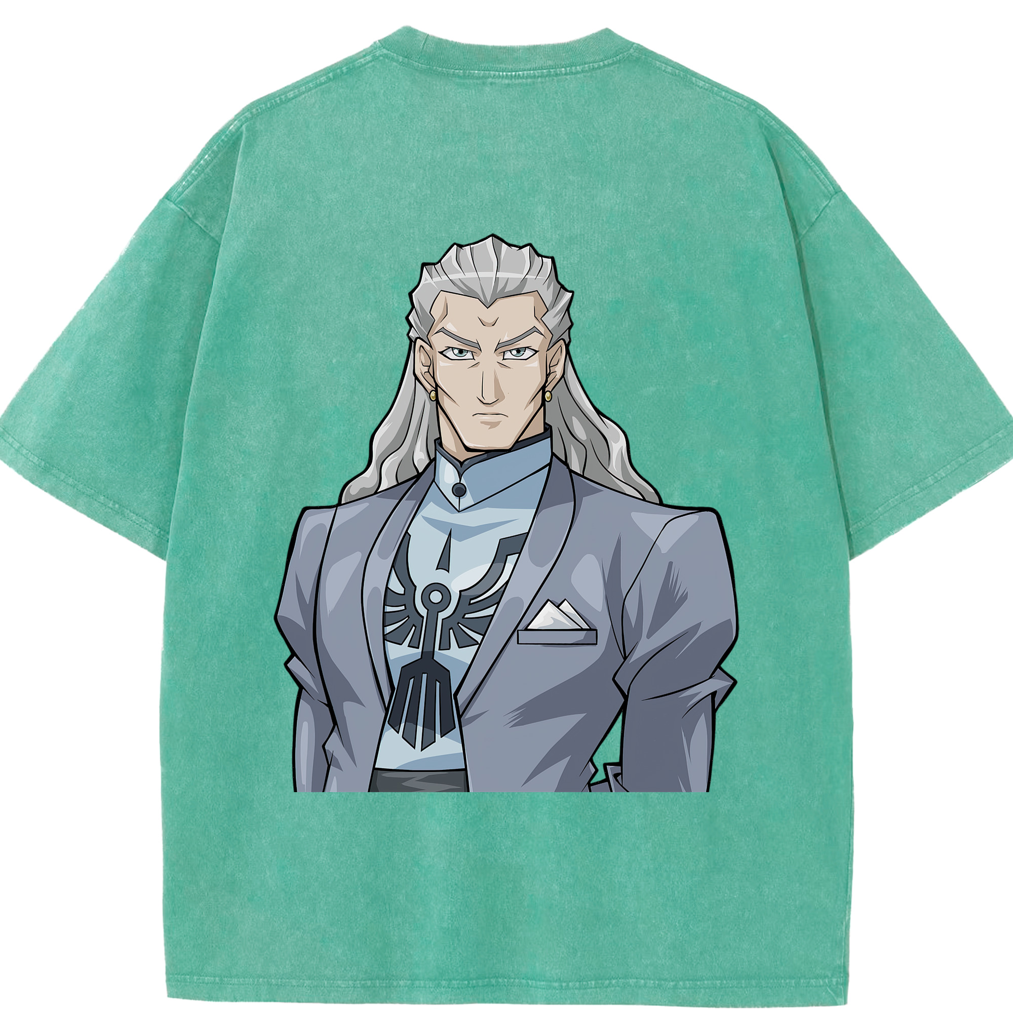 （画像用） 遊☆戯☆王 Yu-Gi-Oh! 綿100% ヴィンテージ風 半袖Tシャツ（背面プリント）